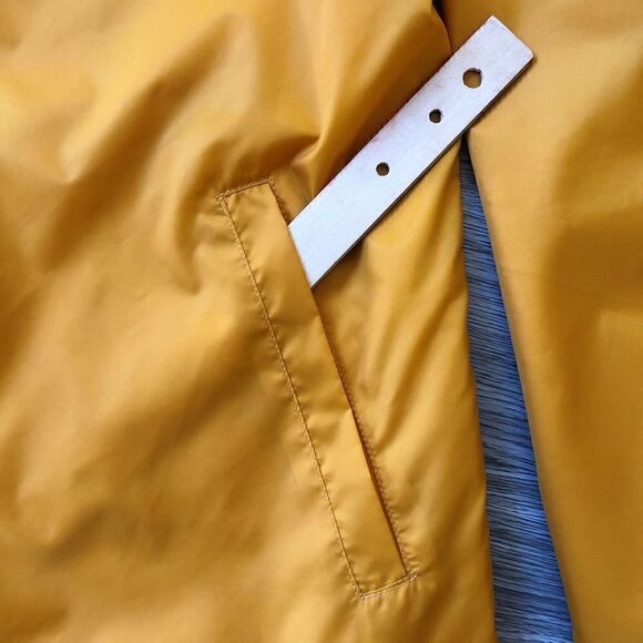 Neff Mustard Yellow Rose Checked Jacket Mens Size M - Picture 6 of 7